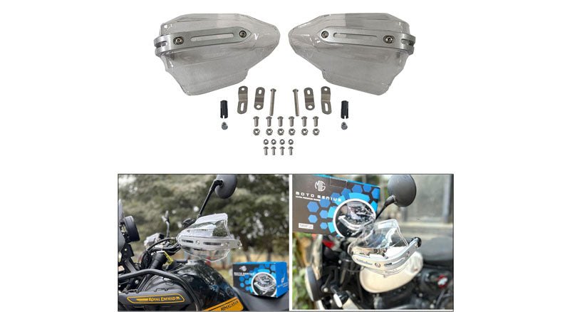 For Royal Enfield New Himalayan 450 Transparent Hand Guard Kit