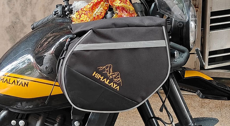 For Royal Enfield New Himalayan 450 Black Canvas TrailPack