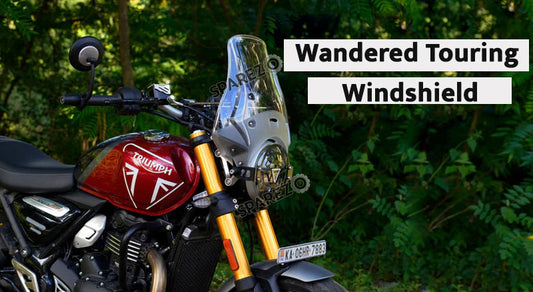 Fit For Triumph Speed 400 Wandered Touring Clear Screen Windshield Kit