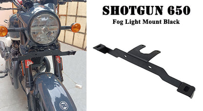 Fit For Royal Enfield Shotgun 650 Fog Light Mount Black