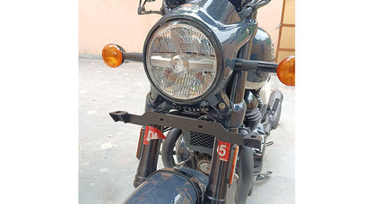 Fit For Royal Enfield Shotgun 650 Fog Light Mount Black