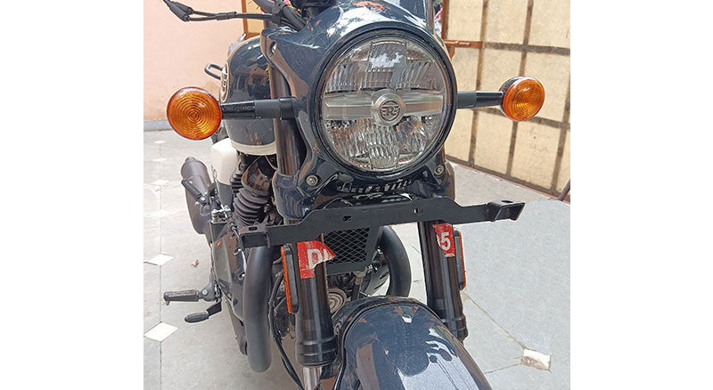 Fit For Royal Enfield Shotgun 650 Fog Light Mount Black