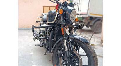 Fit For Royal Enfield Shotgun 650 Evo Engine Guard Pair Black