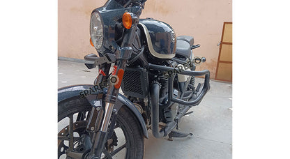 Fit For Royal Enfield Shotgun 650 Evo Engine Guard Pair Black