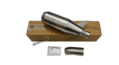 Fit For Royal Enfield New Himalayan 450 AEW SS Matt Finish Exhaust Silencer