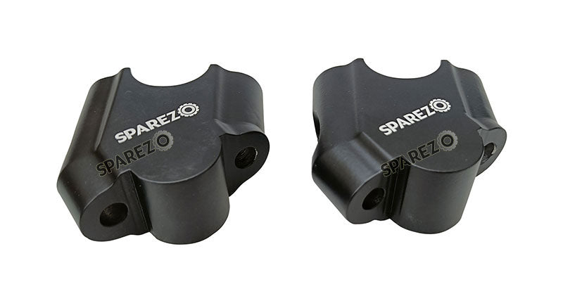 Fit For Royal Enfield New Himalayan 450 Handlebar Risers Pair Black