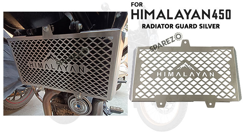 Fit For Royal Enfield New Himalayan 450 Oil Cooler Radiator Guard Silver