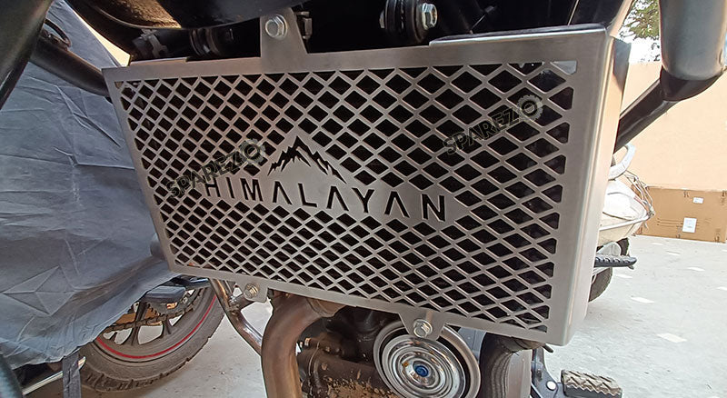 Fit For Royal Enfield New Himalayan 450 Oil Cooler Radiator Guard Silver