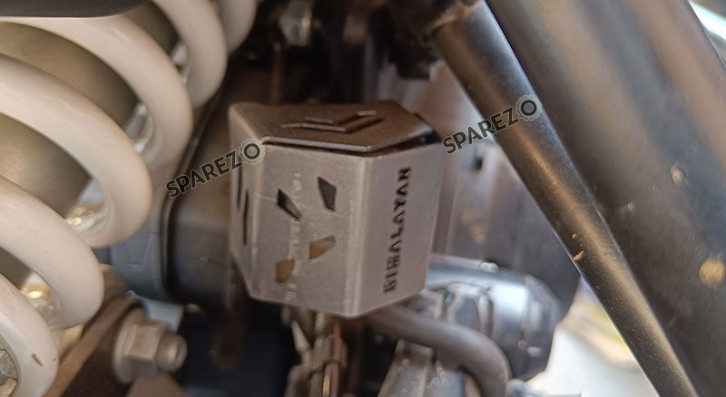 Fit For Royal Enfield New Himalayan 450 Oil Container Guard Silver