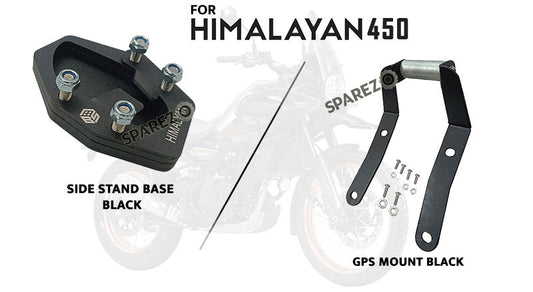 Fit For Royal Enfield Himalayan 450 Accessories GPS Mount and Side Stand Extender