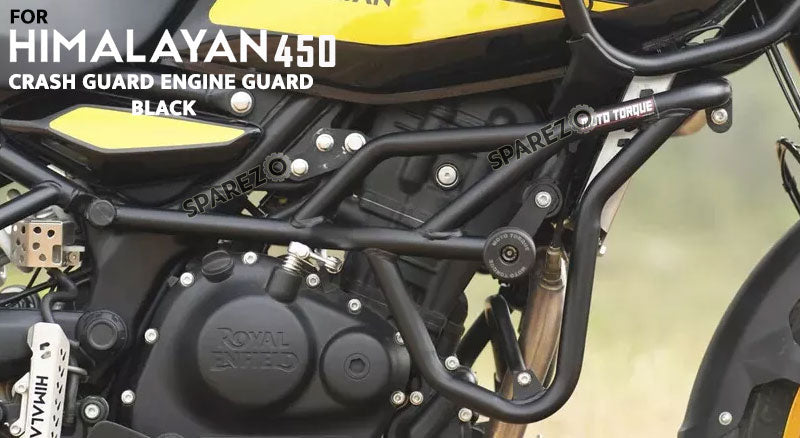 Fit For Royal Enfield New Himalayan 450 Crash Engine Guard Black
