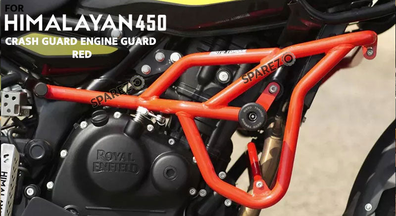 Fit For Royal Enfield New Himalayan 450 Crash Engine Guard Red