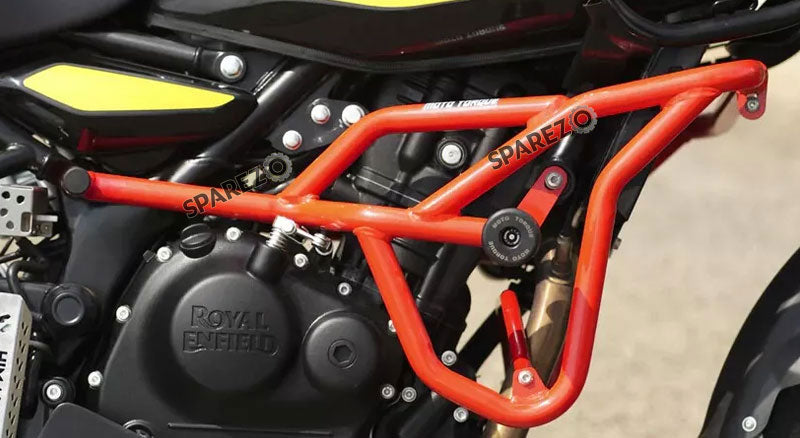 Fit For Royal Enfield New Himalayan 450 Crash Engine Guard Red