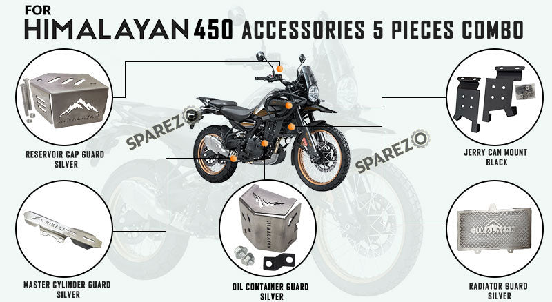 Royal Enfield 5 Pcs Accessories Combo Pack CP-2 Himalayan 450