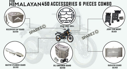 Royal Enfield 6 Pcs Accessories Combo Pack CP-1 Himalayan 450