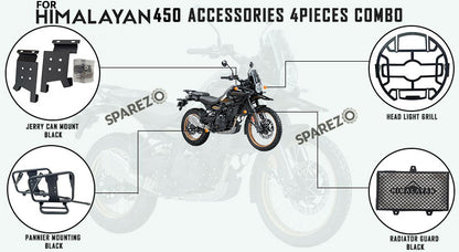 Royal Enfield 4 Pcs Accessories Combo Pack CP-1 Himalayan 450
