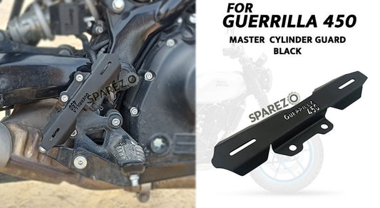 For Royal Enfield Guerrilla 450 Stainless Steel Master Cylinder Guard Black