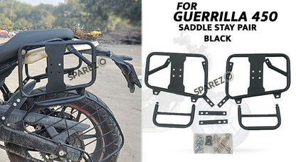 Fit For Royal Enfield Guerrilla 450 Pannier Mounting Rails Black