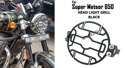 Royal Enfield Super Meteor 650 Headlight Grill Black