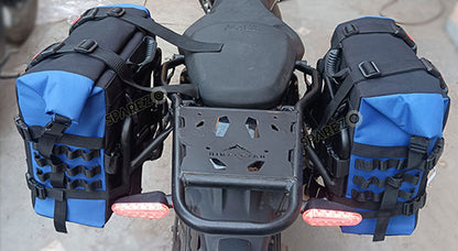 Fit For Royal Enfield New Himalayan 450 Canvas Pannier Bags With Mounting