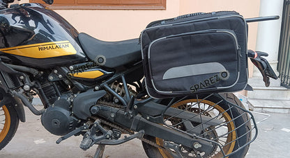 Fit For Royal Enfield New Himalayan 450 Canvas Pannier Bags With Mounting Black