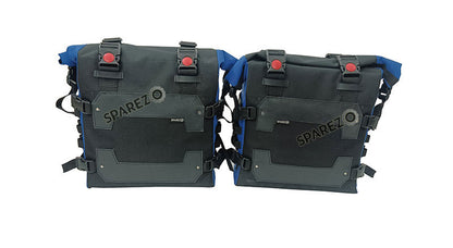 Fit For Royal Enfield Guerrilla 450 Canvas Pannier Bags With Mounting