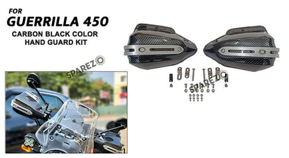 Fit For Royal Enfield Guerrilla 450 Hand Guard Kit Carbon Black Color