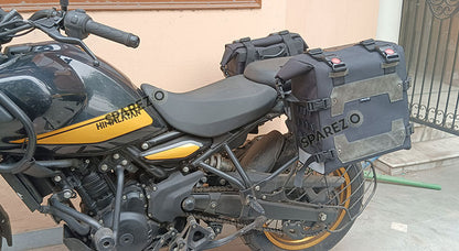 Fit For Royal Enfield New Himalayan 450 Canvas Black Pannier Bags With Mounting