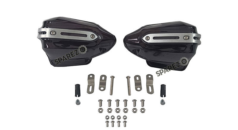 Fit For Royal Enfield Shotgun 650 Tinted Black Color Hand Guard Kit