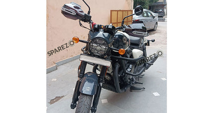 Fit For Royal Enfield Shotgun 650 Tinted Black Color Hand Guard Kit