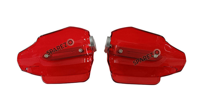 Fit For Royal Enfield Shotgun 650 Tinted Red Color Hand Guard Kit