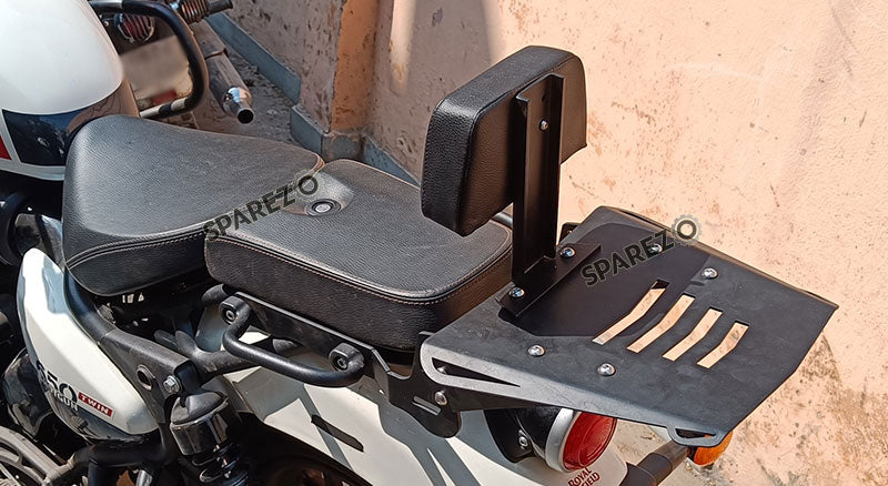 Fit For Royal Enfield Shotgun 650 Rear Luggage Rack and Backrest Black