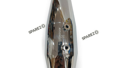 Fit For Royal Enfield Reborn and Meteor 350 Silver Stallion Exhaust Silencer Polished