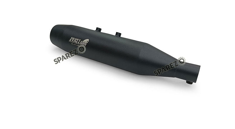 Fit For Royal Enfield Hunter 350 Stainless Steel Exhaust Silencer Black