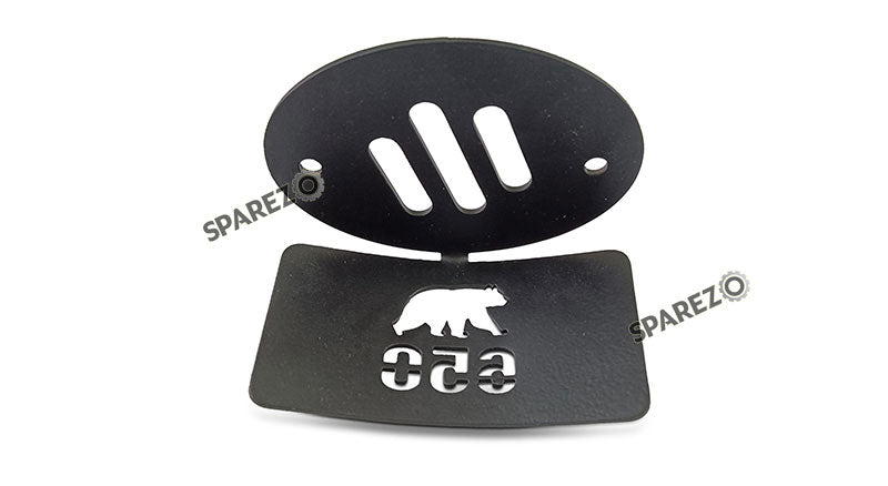 Fit For Royal Enfield Bear 650 Reservoir Cap Guard and Oil Container Guard Black