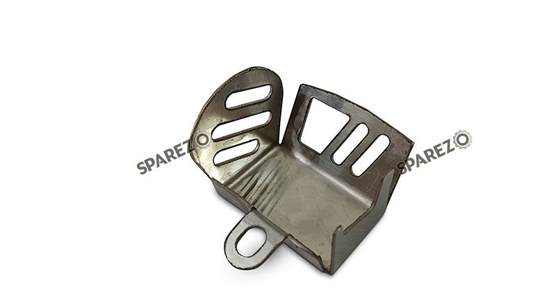 Fit For Royal Enfield Bear 650 Reservoir Cap Guard and Oil Container Guard Silver