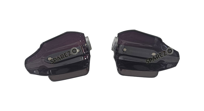 Fit For Royal Enfield Bear 650 Tinted Black Color Hand Guard Kit