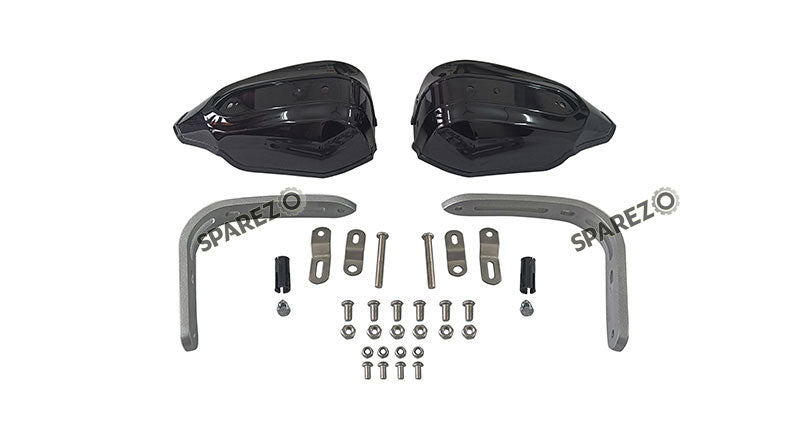 Fit For Royal Enfield Bear 650 Tinted Black Color Hand Guard Kit