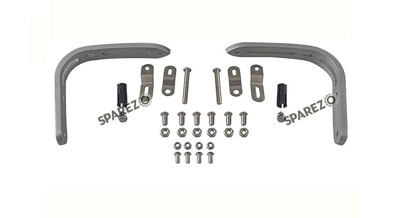 Fit For Royal Enfield Bear 650 Tinted Blue Color Hand Guard Kit