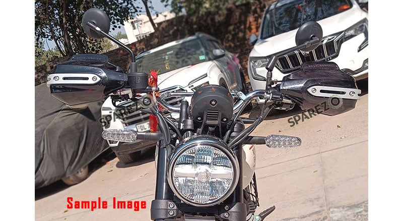 Fit For Royal Enfield Bear 650 Transparent White Hand Guard Kit