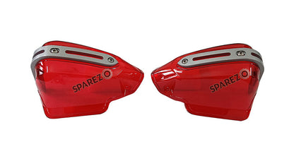 Fit For Royal Enfield Bear 650 Tinted Red Color Hand Guard Kit