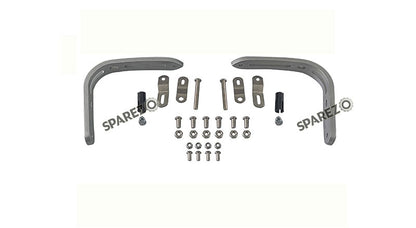 Fit For Royal Enfield Bear 650 Transparent White Hand Guard Kit