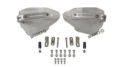 Fit For Royal Enfield Bear 650 Transparent White Hand Guard Kit