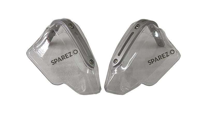 Fit For Royal Enfield Bear 650 Transparent White Hand Guard Kit