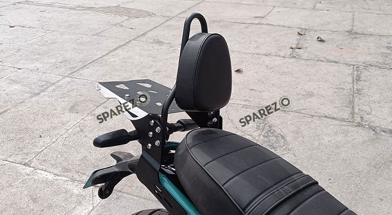 Fit For Royal Enfield Bear 650 Sissy Bar With Backrest and Luggage Rack Black