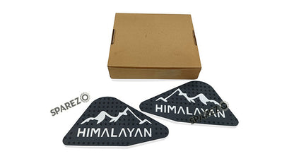 Fit For Royal Enfield New Himalayan 450 Rubber Tank Knee Pad Black and White