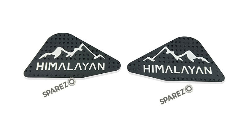 Fit For Royal Enfield New Himalayan 450 Rubber Tank Knee Pad Black and White