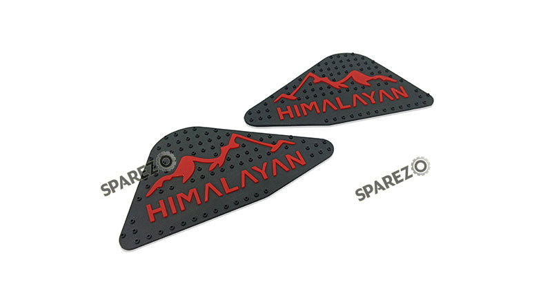 Fit For Royal Enfield New Himalayan 450 Rubber Tank Knee Pad Black and Red
