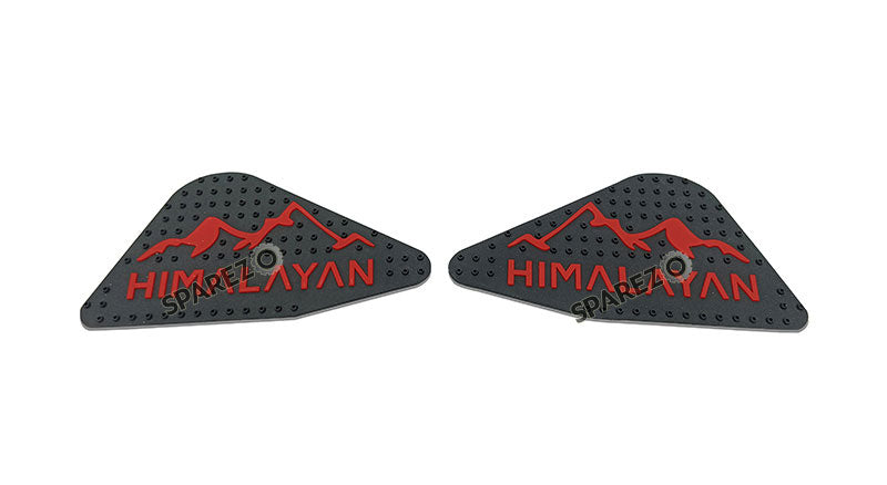 Fit For Royal Enfield New Himalayan 450 Rubber Tank Knee Pad Black and Red