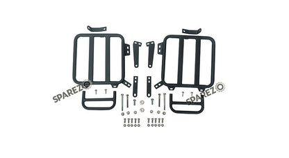 For Royal Enfield Classic 650 Genuine Leather Pannier Bags Olive With Mounting